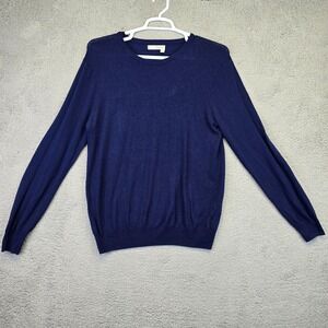 Hawker Rye Sweater Men's‎ Large Basic Academia Cashmere Blend Pullover Preppy